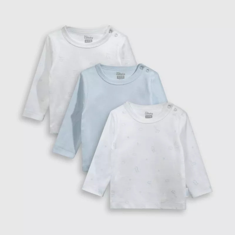 Camiseta Baby Celeste de Bebé